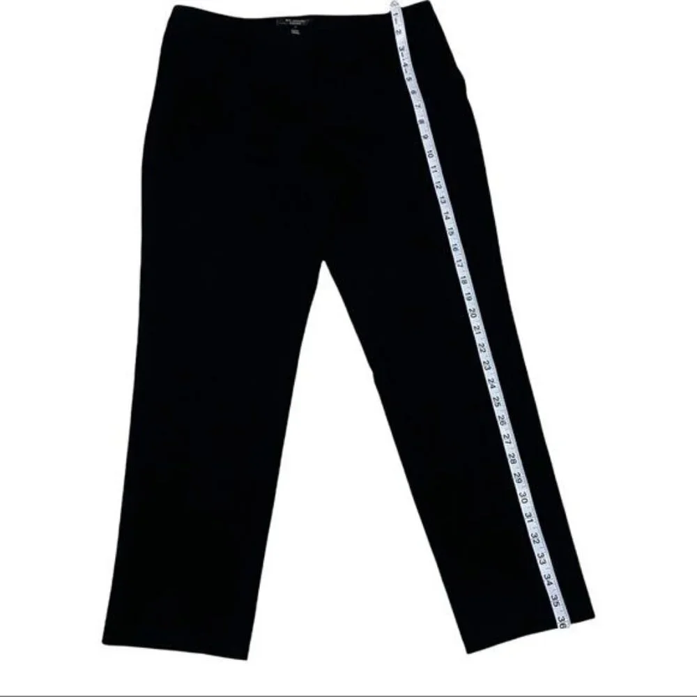St. John‎ Black Mid Rise Dress Pants Size 4